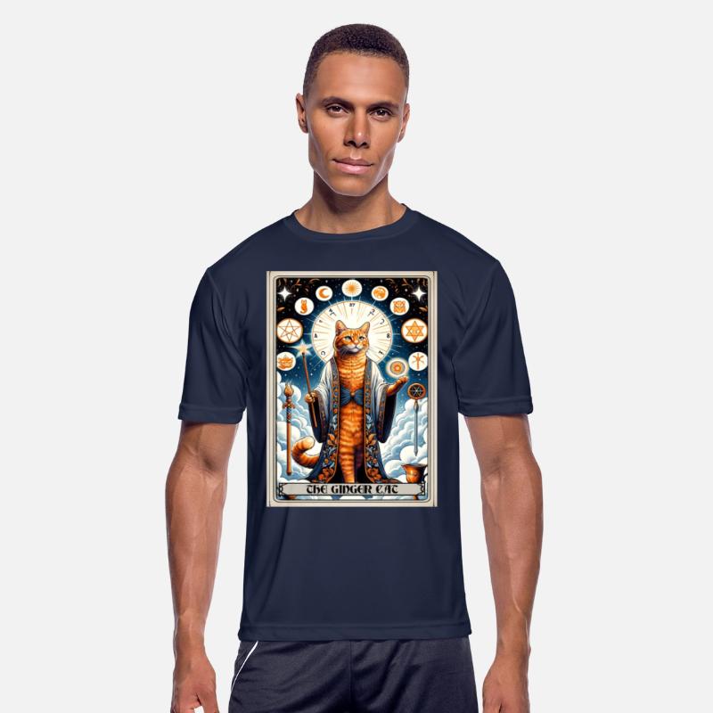 Orange The Ginger Cat Tarot Card Cat