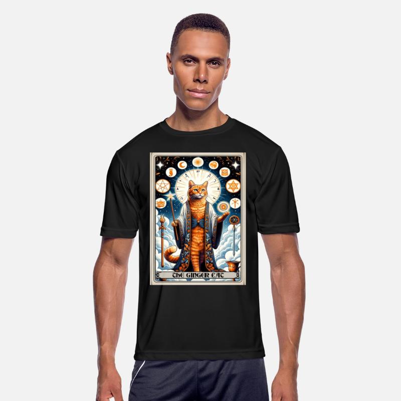 Orange The Ginger Cat Tarot Card Cat