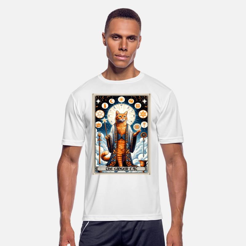 Orange The Ginger Cat Tarot Card Cat