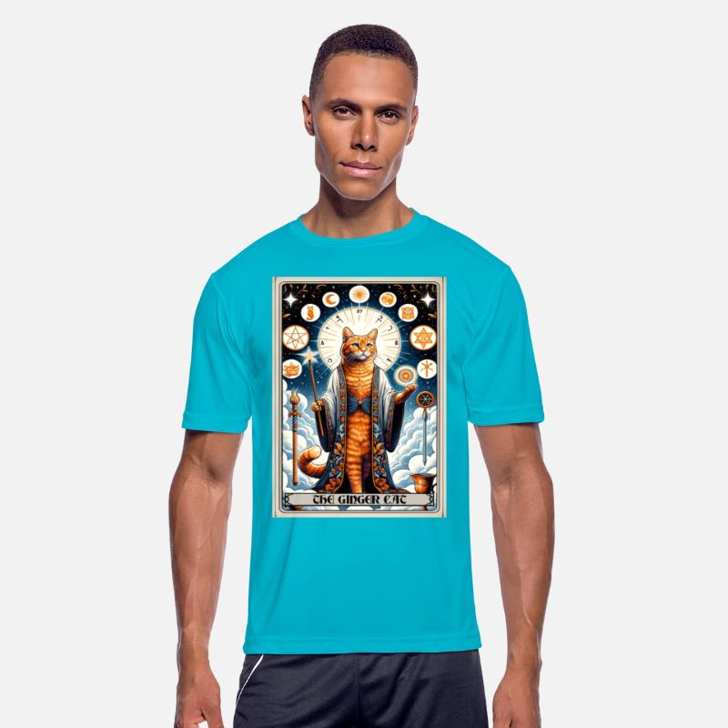 Orange The Ginger Cat Tarot Card Cat