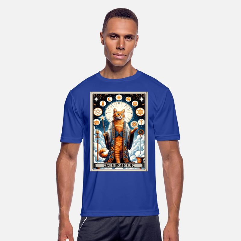 Orange The Ginger Cat Tarot Card Cat