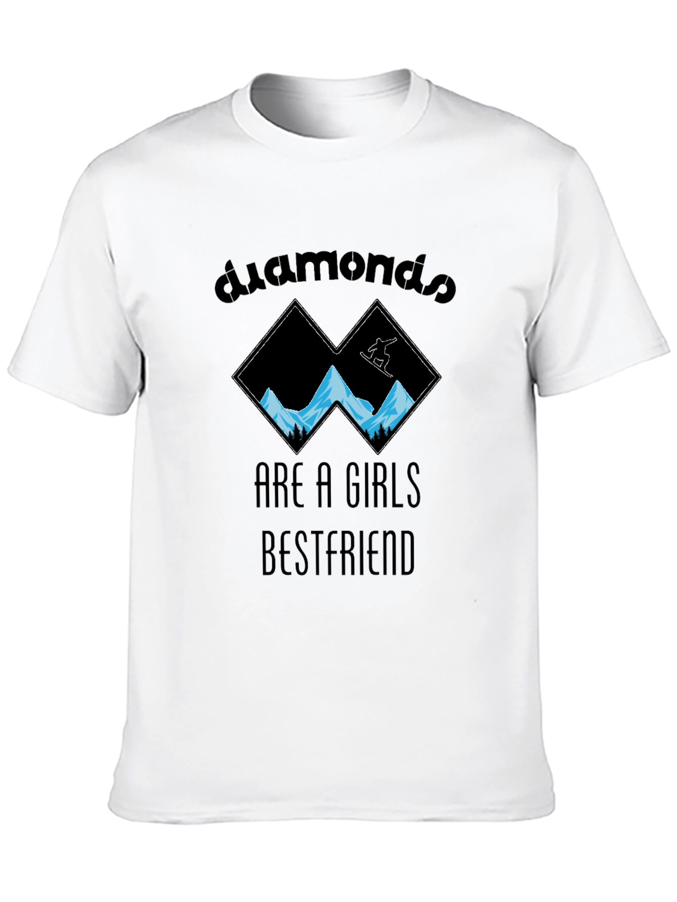 Diamonds Girl Bestfriend T-Shirt