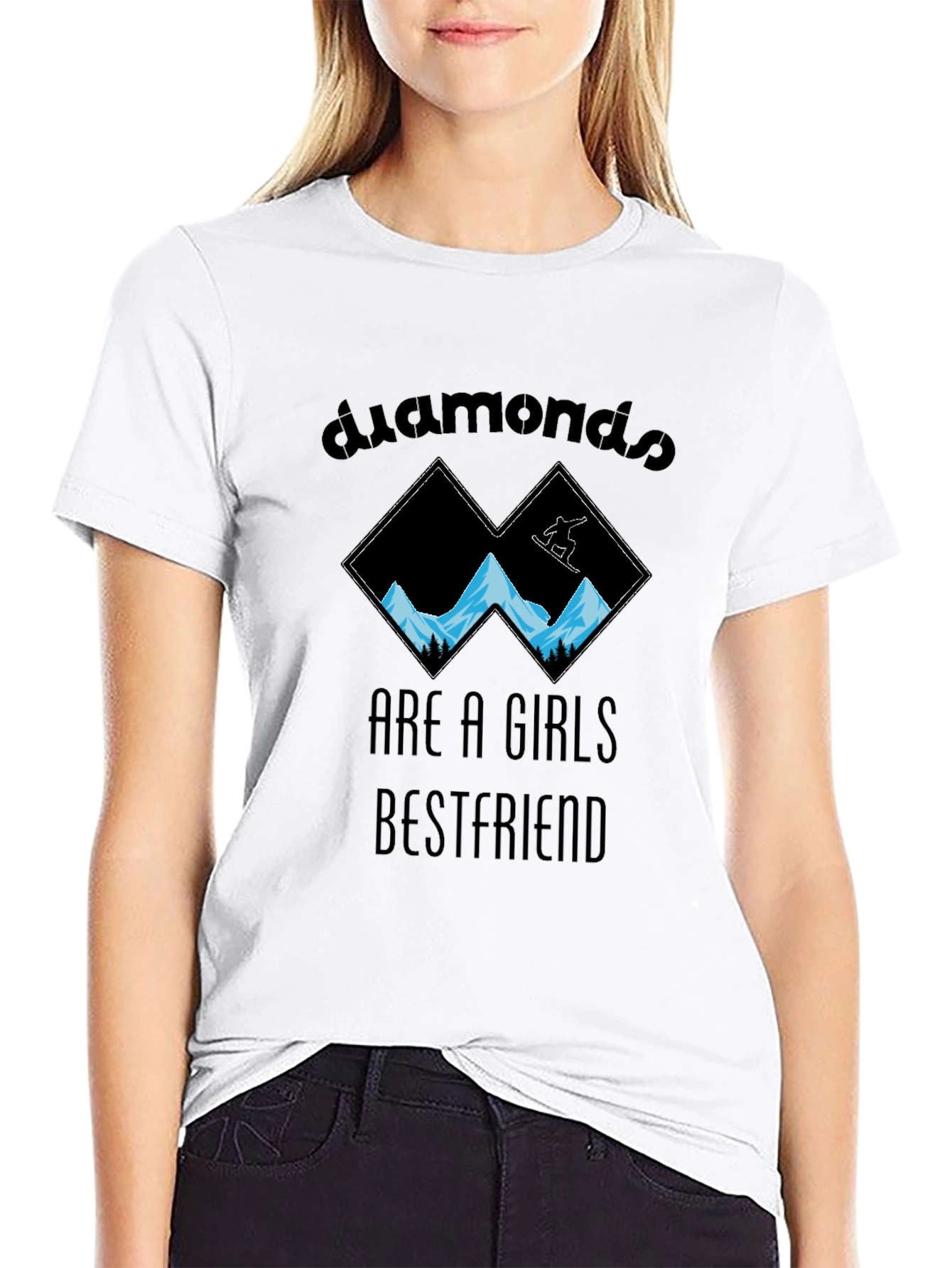 Diamonds Girl Bestfriend T-Shirt