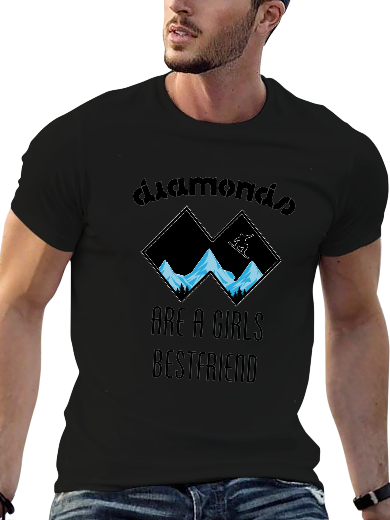 Diamonds Girl Bestfriend T-Shirt