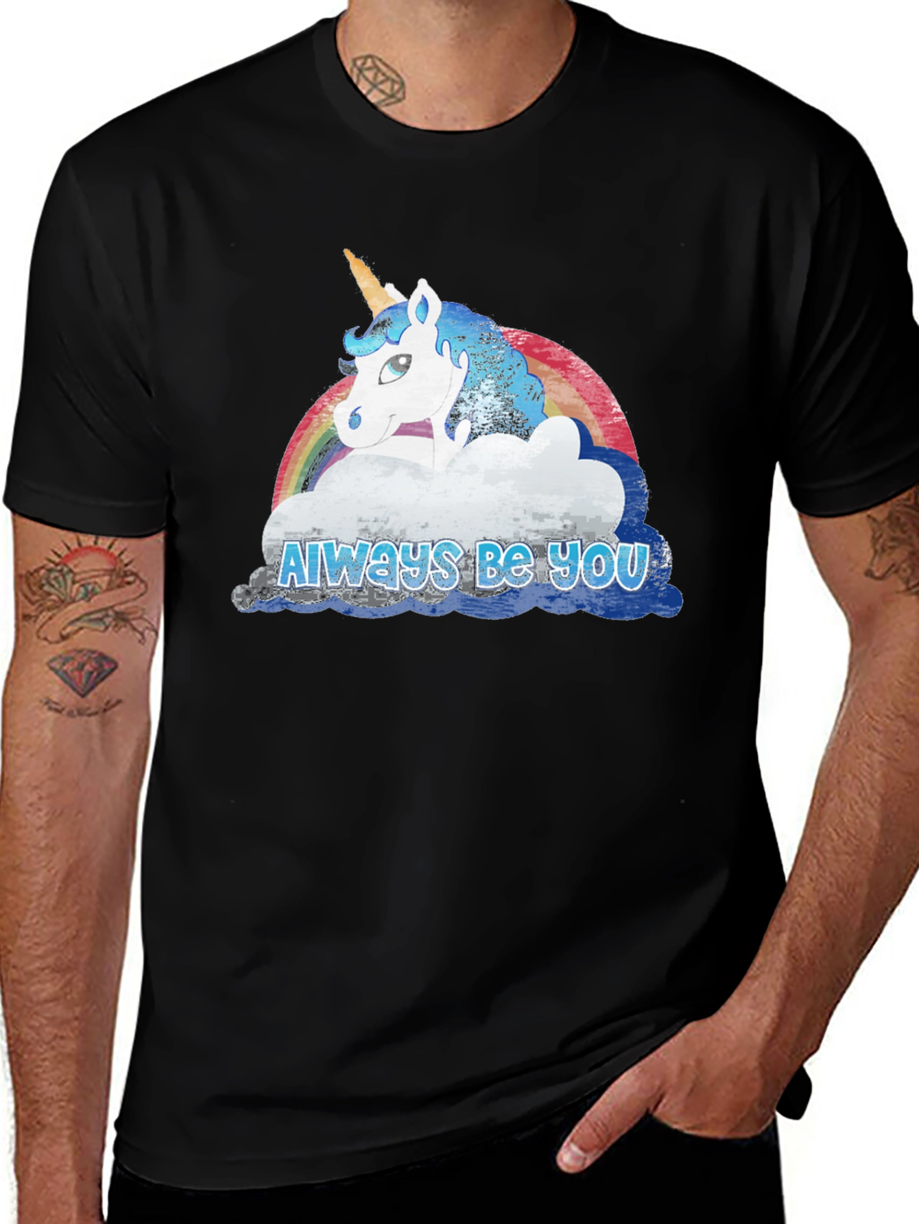Always Be You Unicorn Rainbow T-Shirt