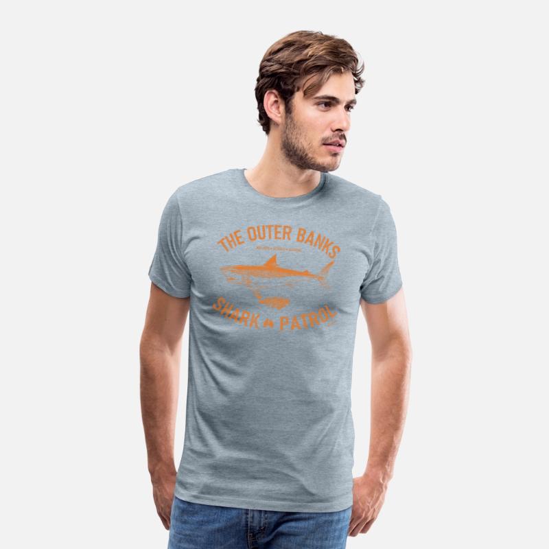 Outer Banks Shark Patrol OBX Vintage Orange