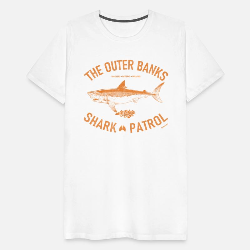 Outer Banks Shark Patrol OBX Vintage Orange