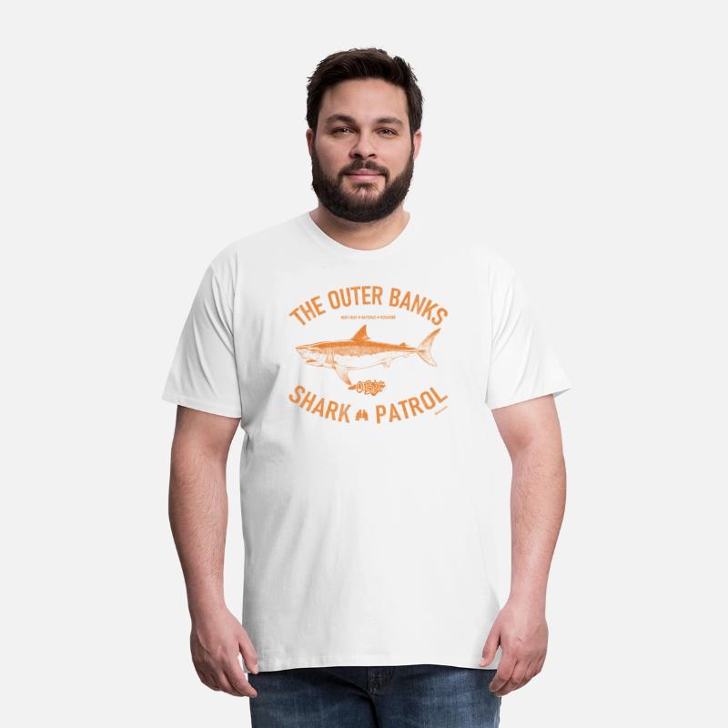 Outer Banks Shark Patrol OBX Vintage Orange