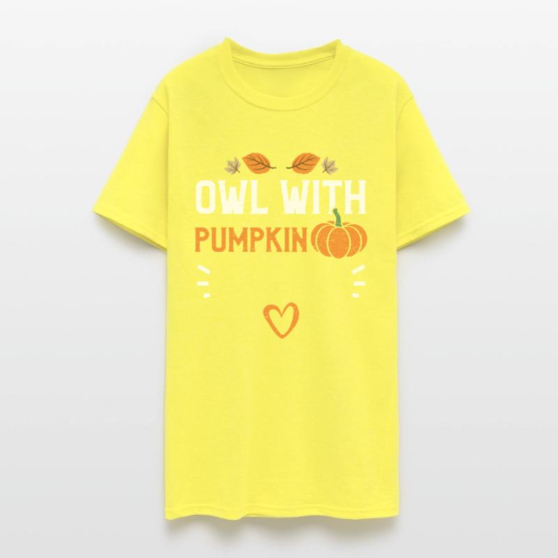 Owl With Pumpkin - Pumpkin