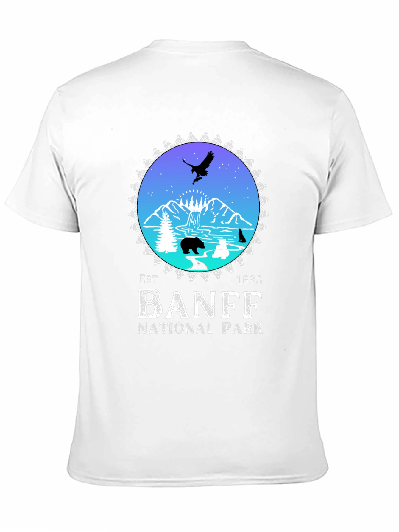 Banff National Park Black Graphic T-Shirt