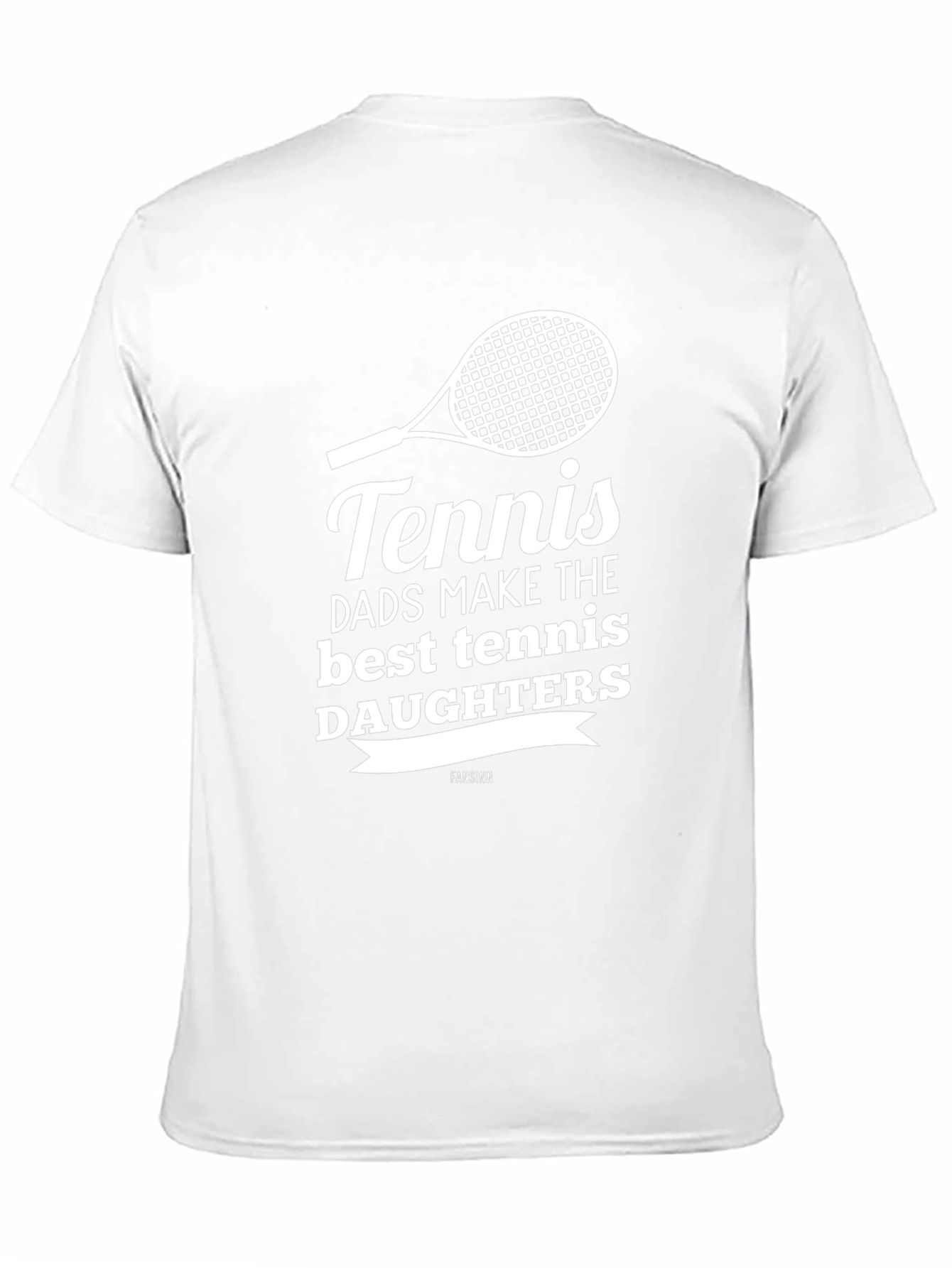 Tennis Dad & Daughter Black T-Shirt