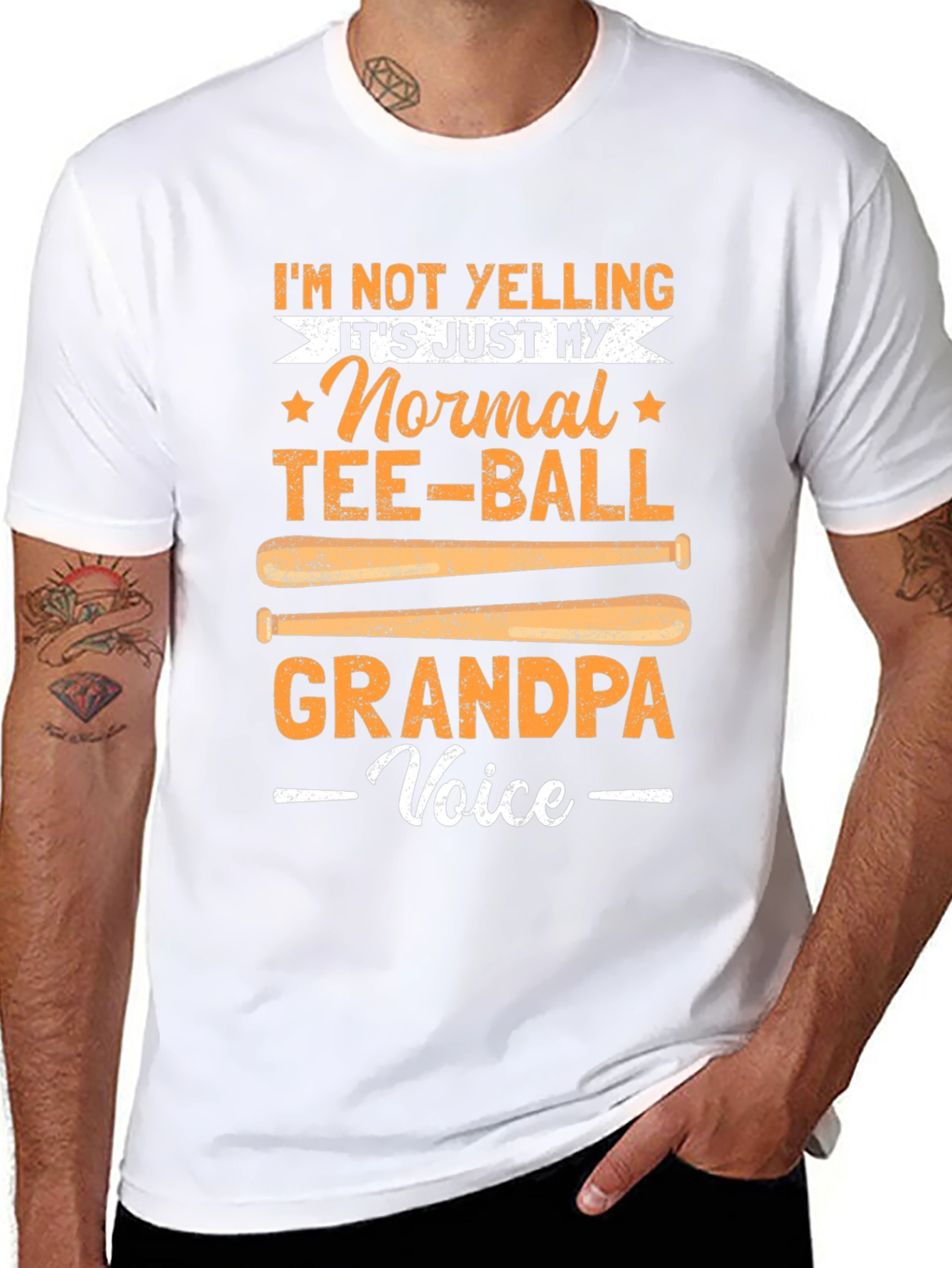 Tee-Ball Grandpa Voice T-Shirt