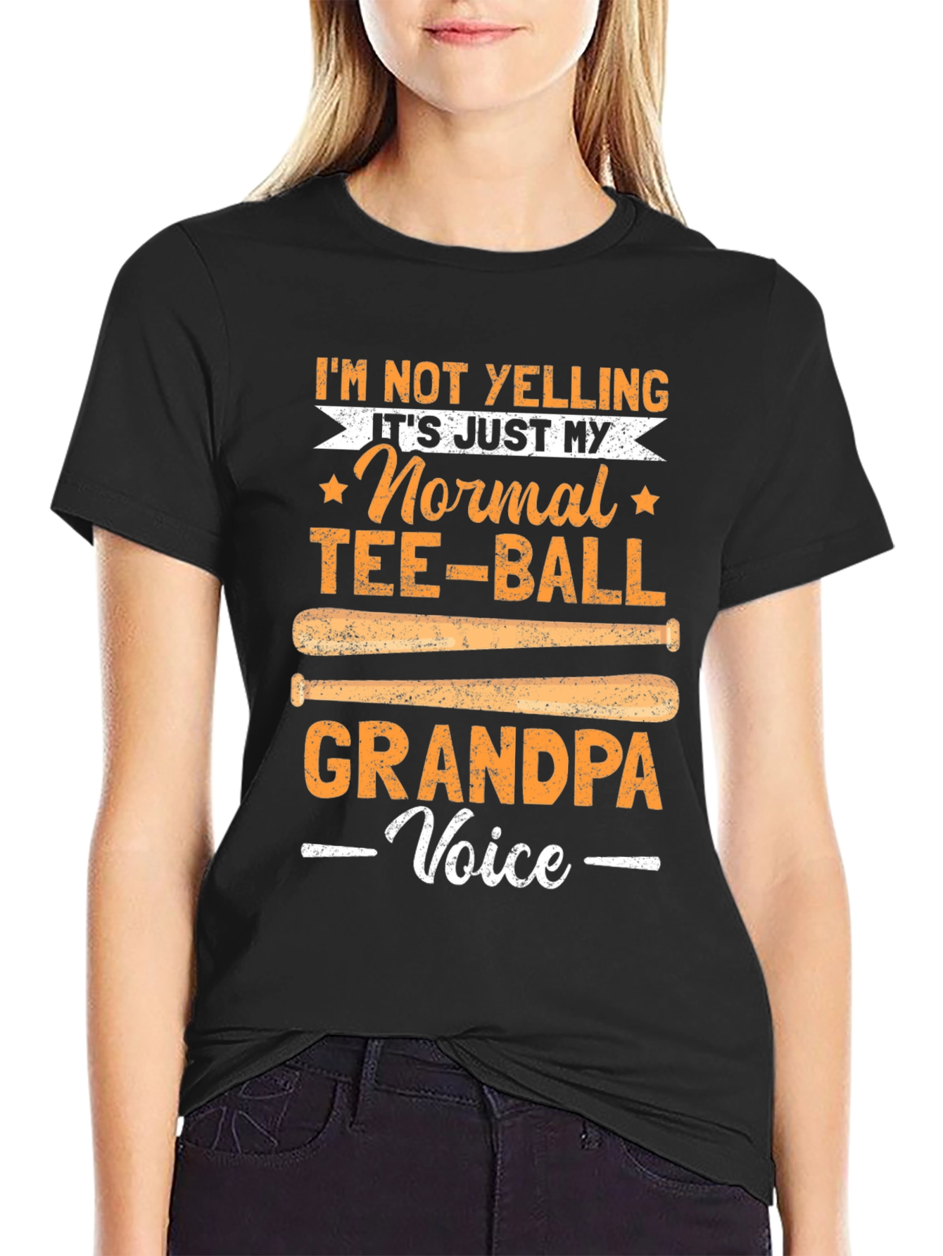 Tee-Ball Grandpa Voice T-Shirt