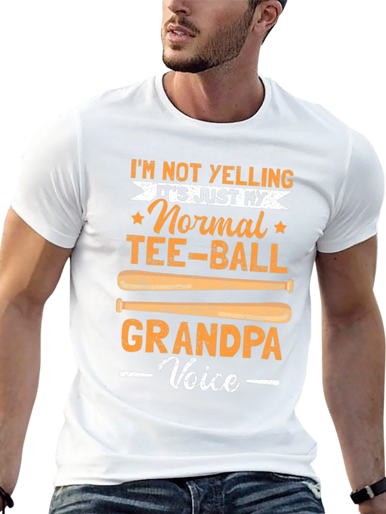 Tee-Ball Grandpa Voice T-Shirt