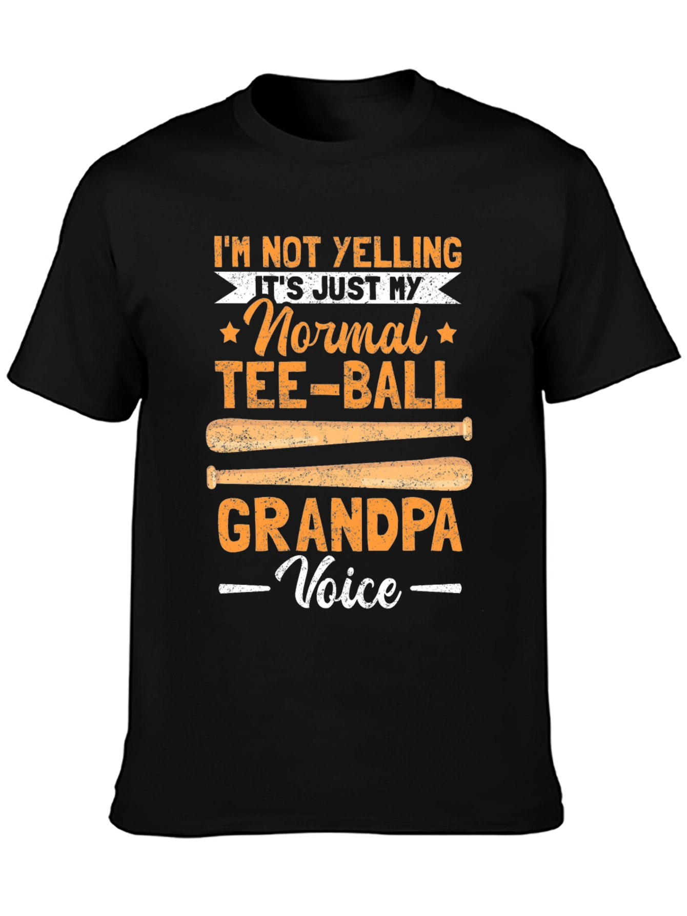 Tee-Ball Grandpa Voice T-Shirt