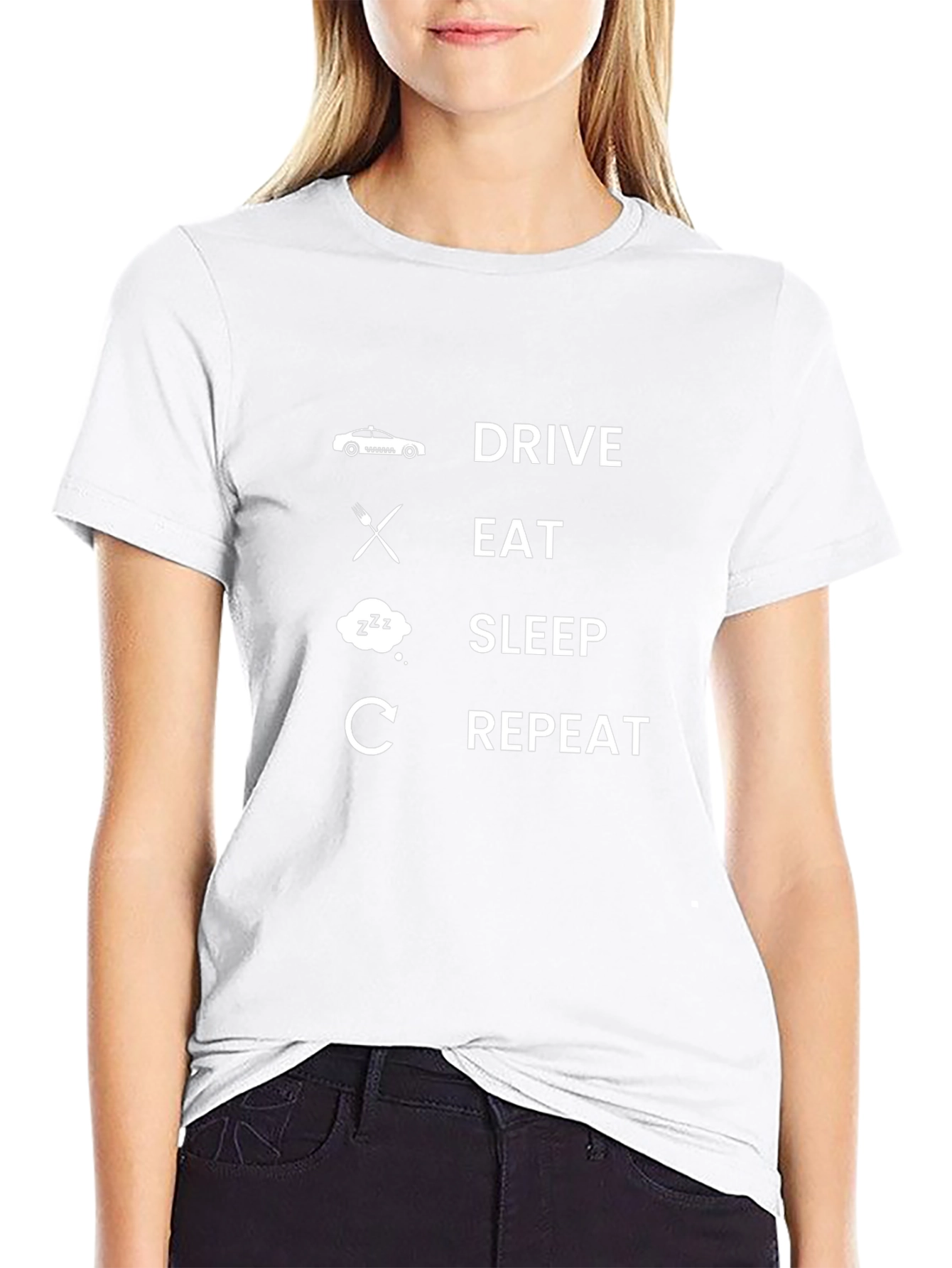 Drive Eat Sleep Repeat Graphic T-Shirt
