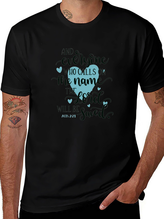 Faithful Heart T-Shirt - Acts 2:21 Christian Tee