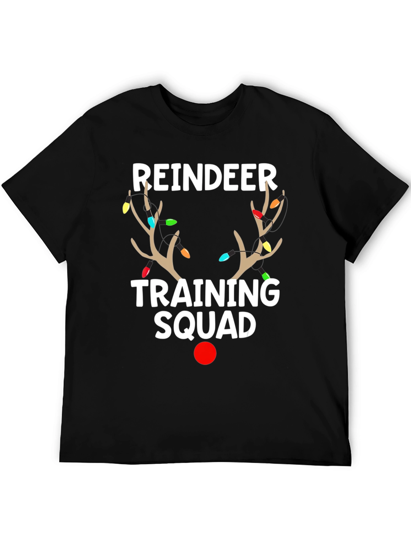 Reindeer Training Squad Christmas Graphic Tee