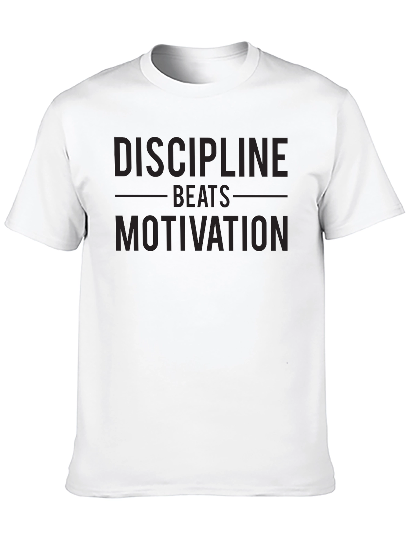 Discipline Beats Motivation Graphic Tee