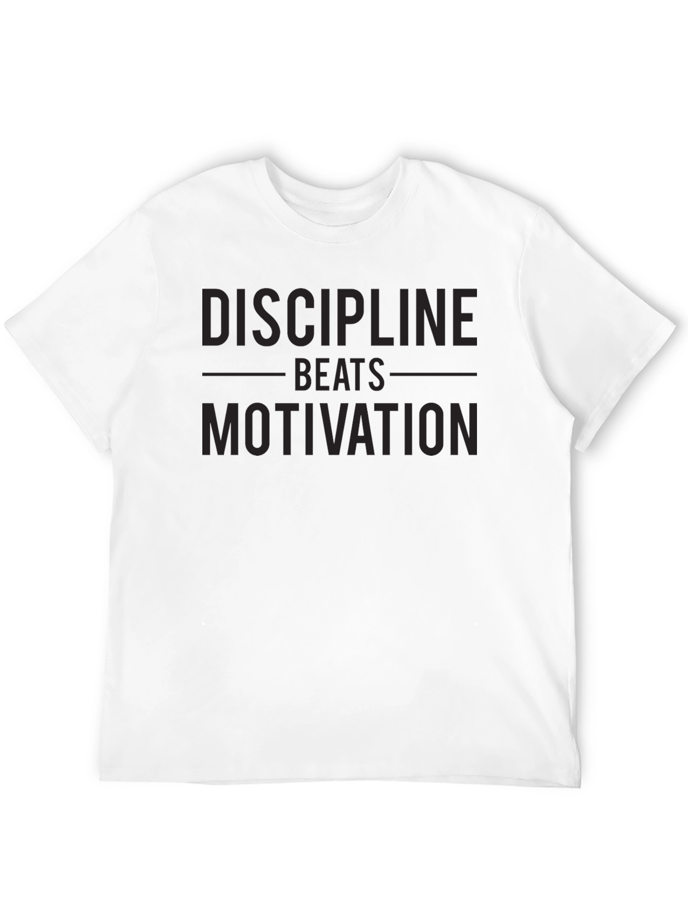 Discipline Beats Motivation Graphic Tee
