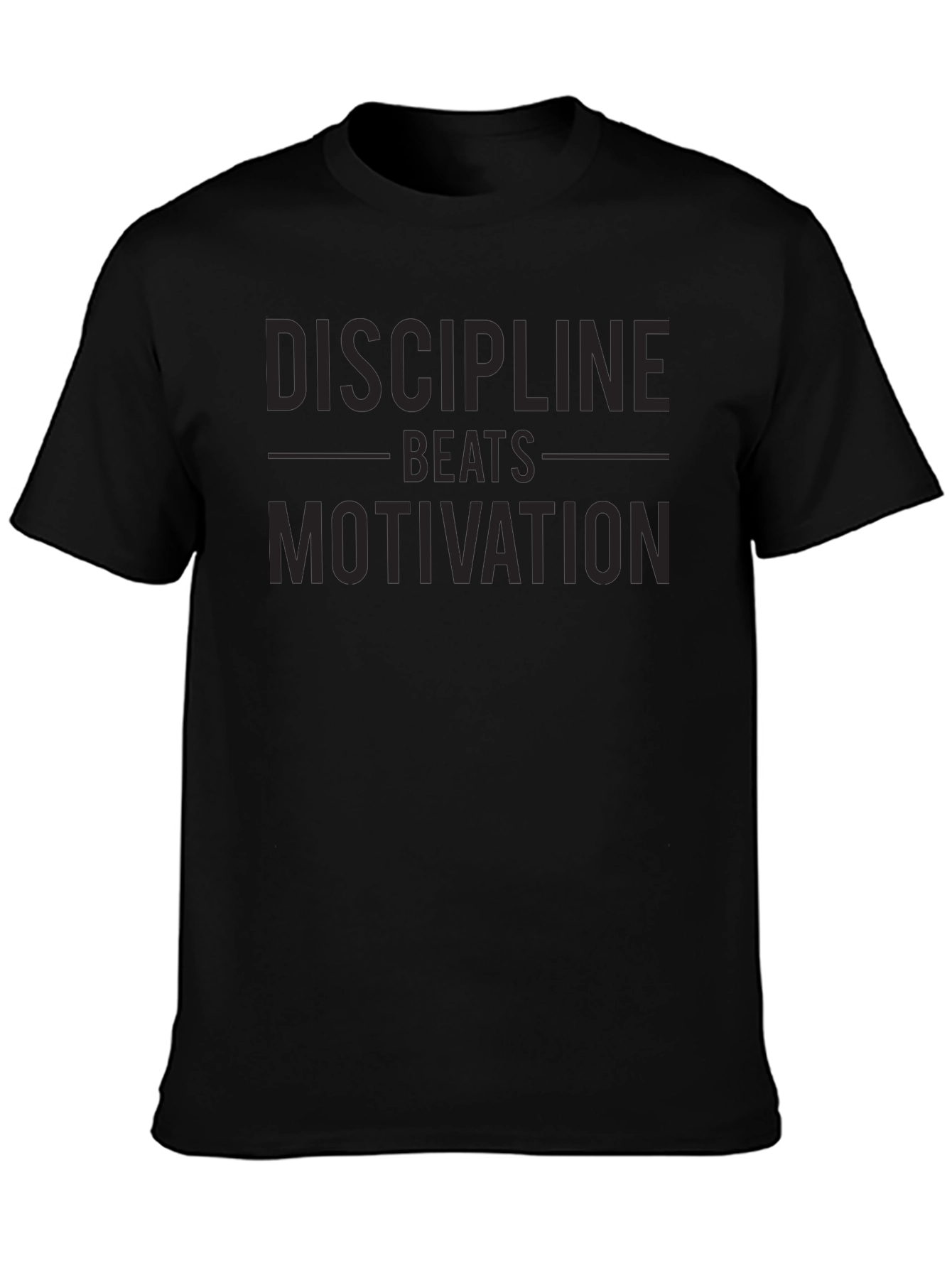 Discipline Beats Motivation Graphic Tee