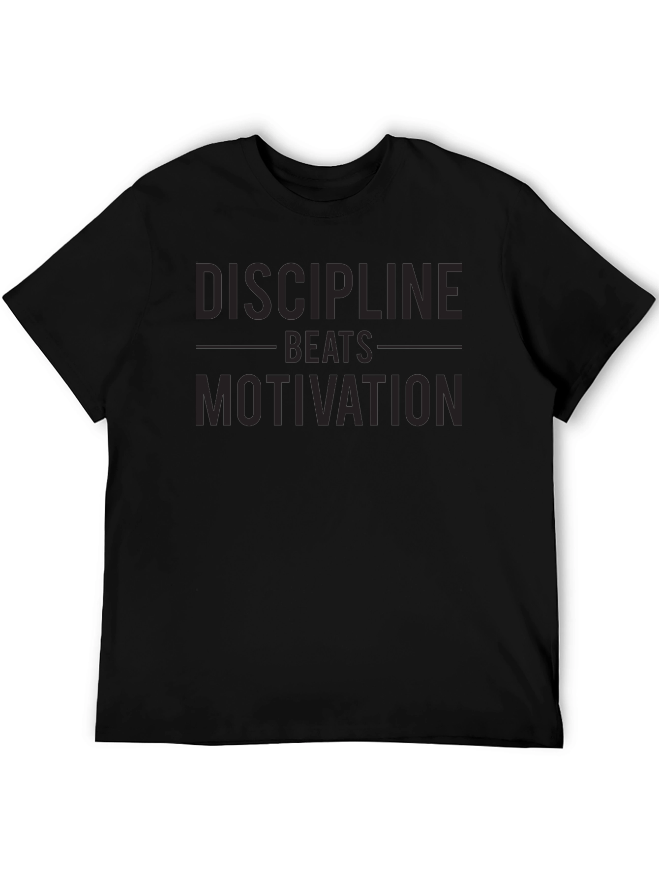 Discipline Beats Motivation Graphic Tee