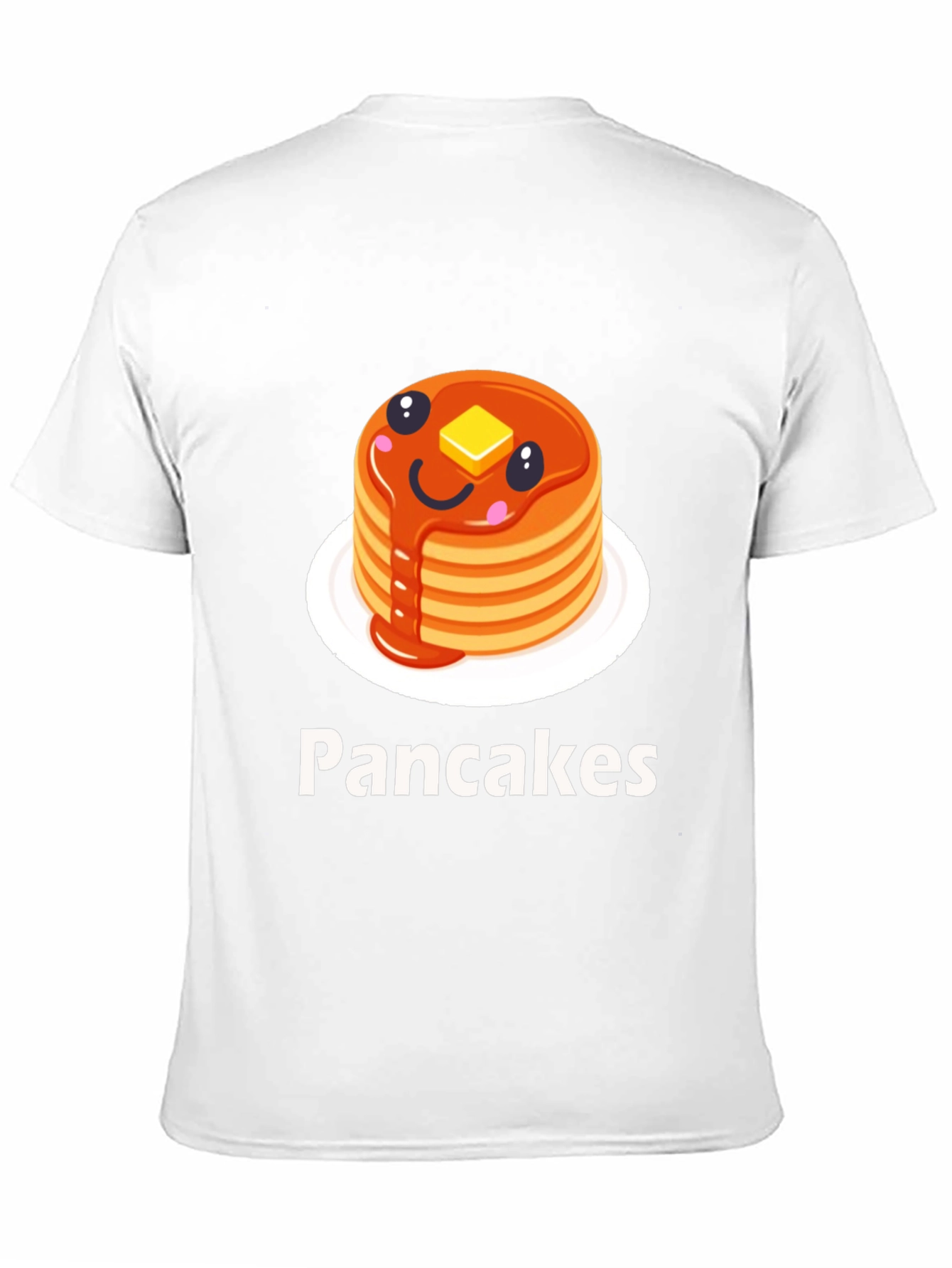 Pancake Stack Graphic Tee - Breakfast Lovers T-Shirt