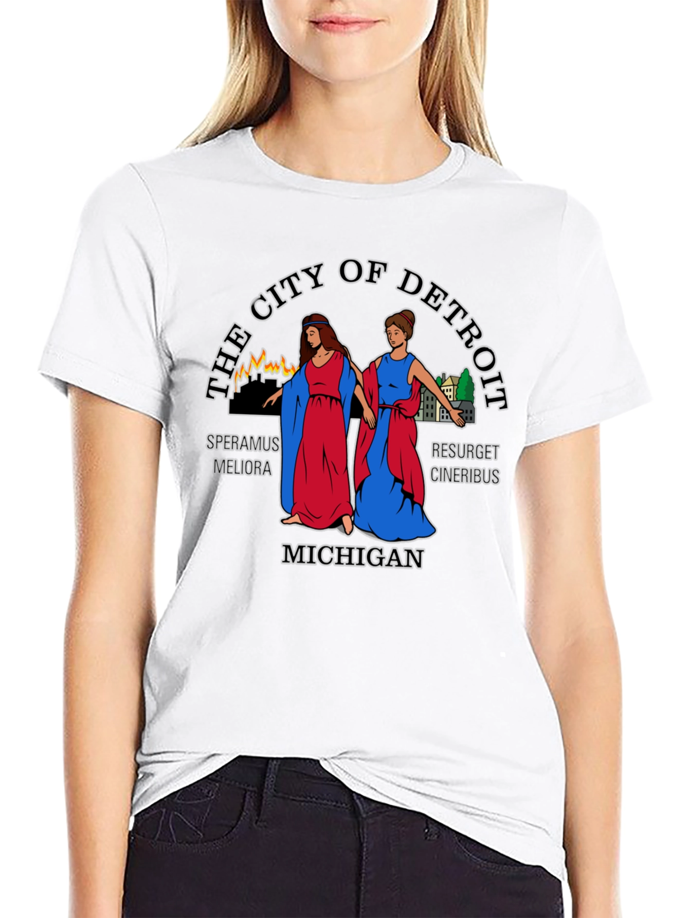 Detroit Michigan City T-Shirt