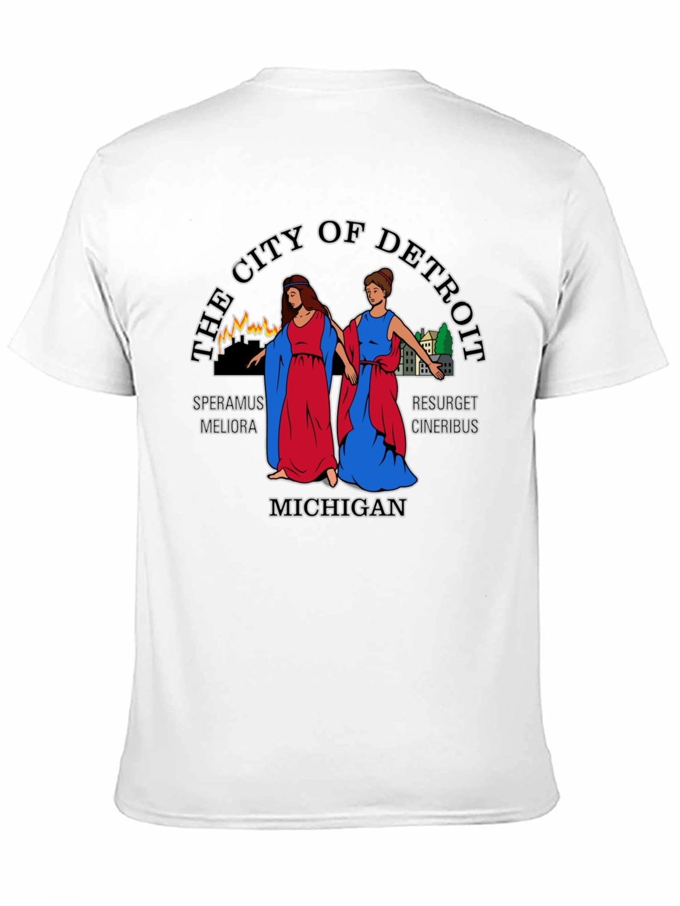 Detroit Michigan City T-Shirt