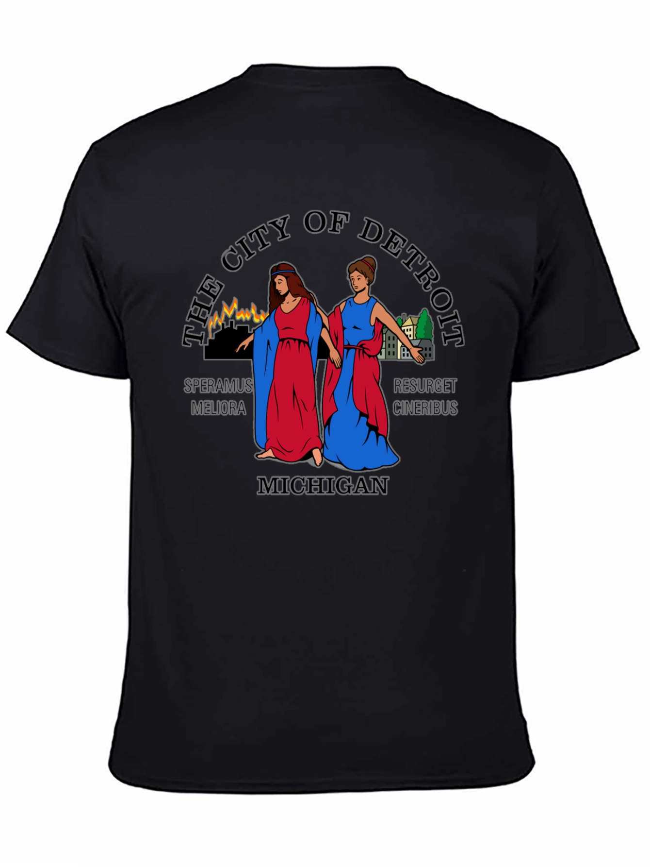Detroit Michigan City T-Shirt