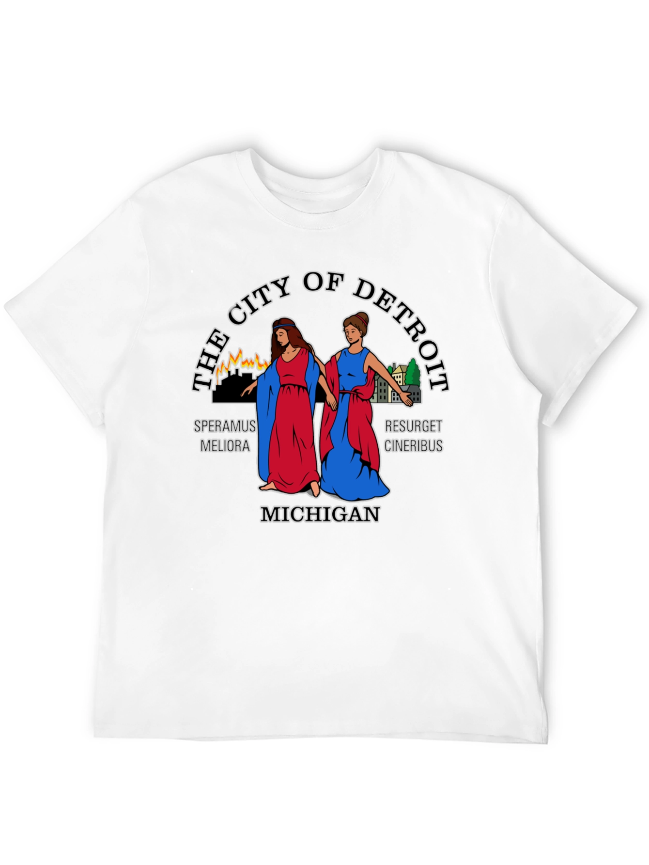 Detroit Michigan City T-Shirt