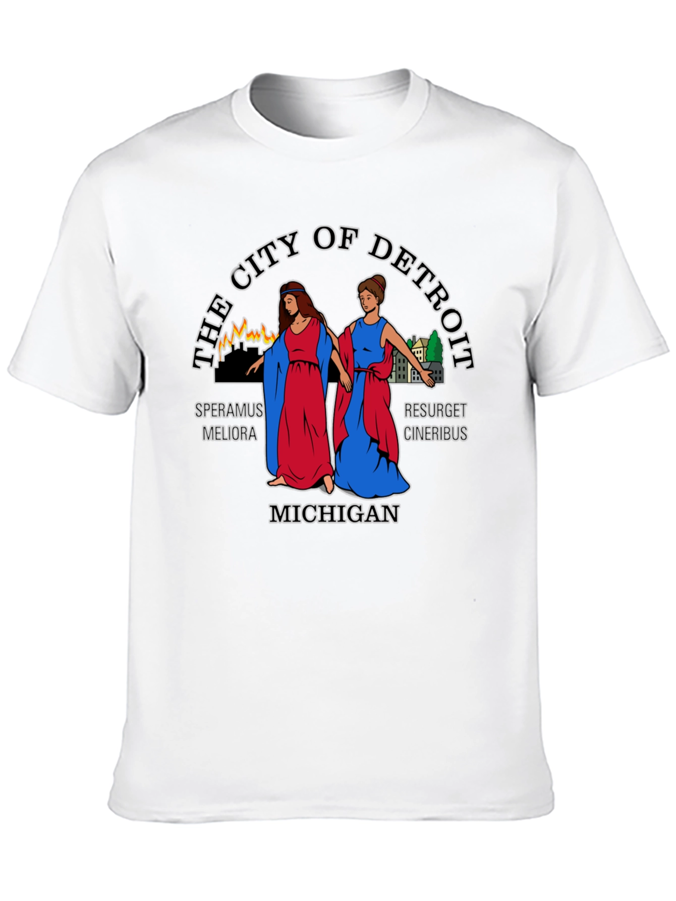 Detroit Michigan City T-Shirt