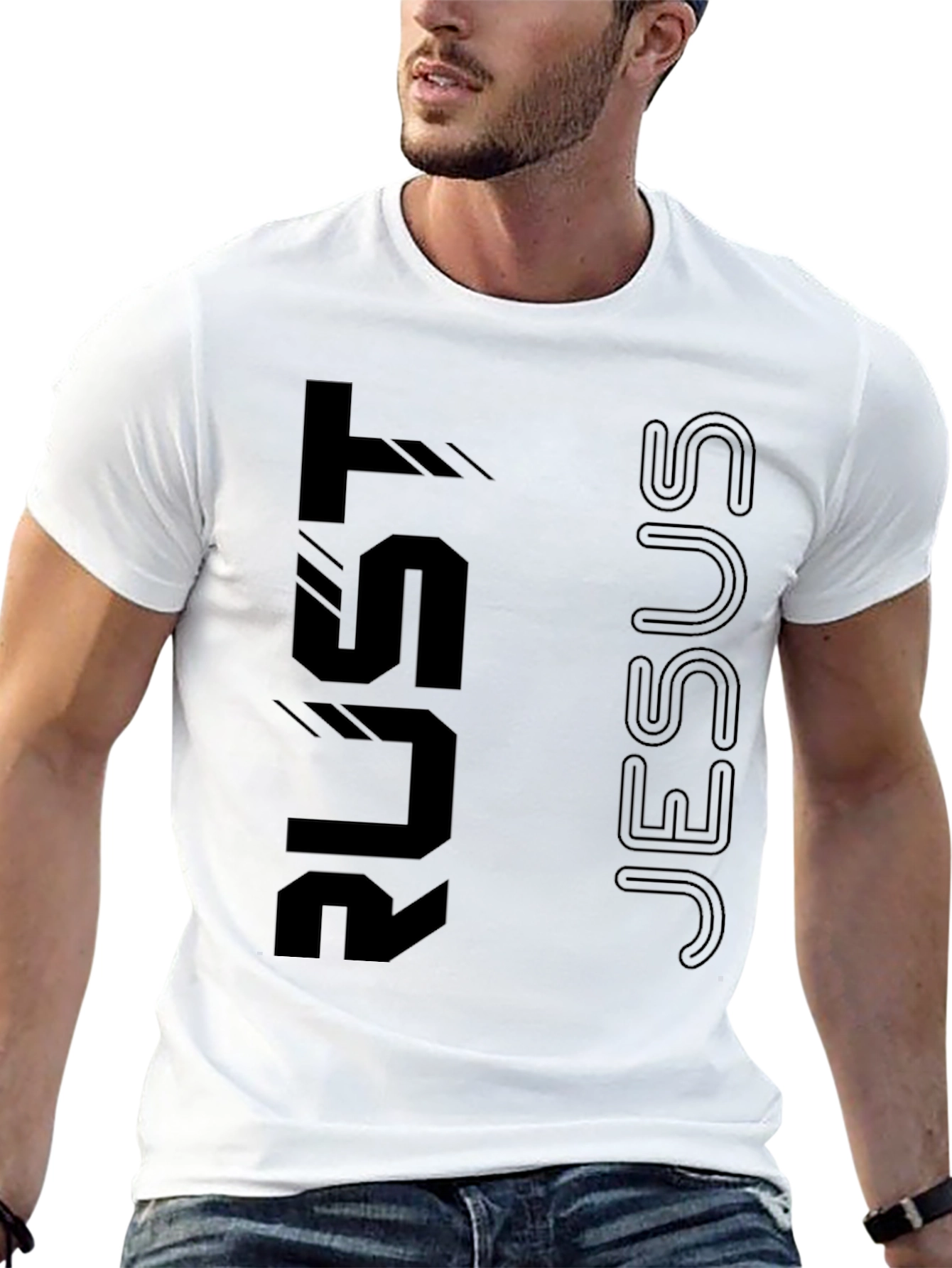 Rust Jesus T-Shirt - Modern Christian Apparel
