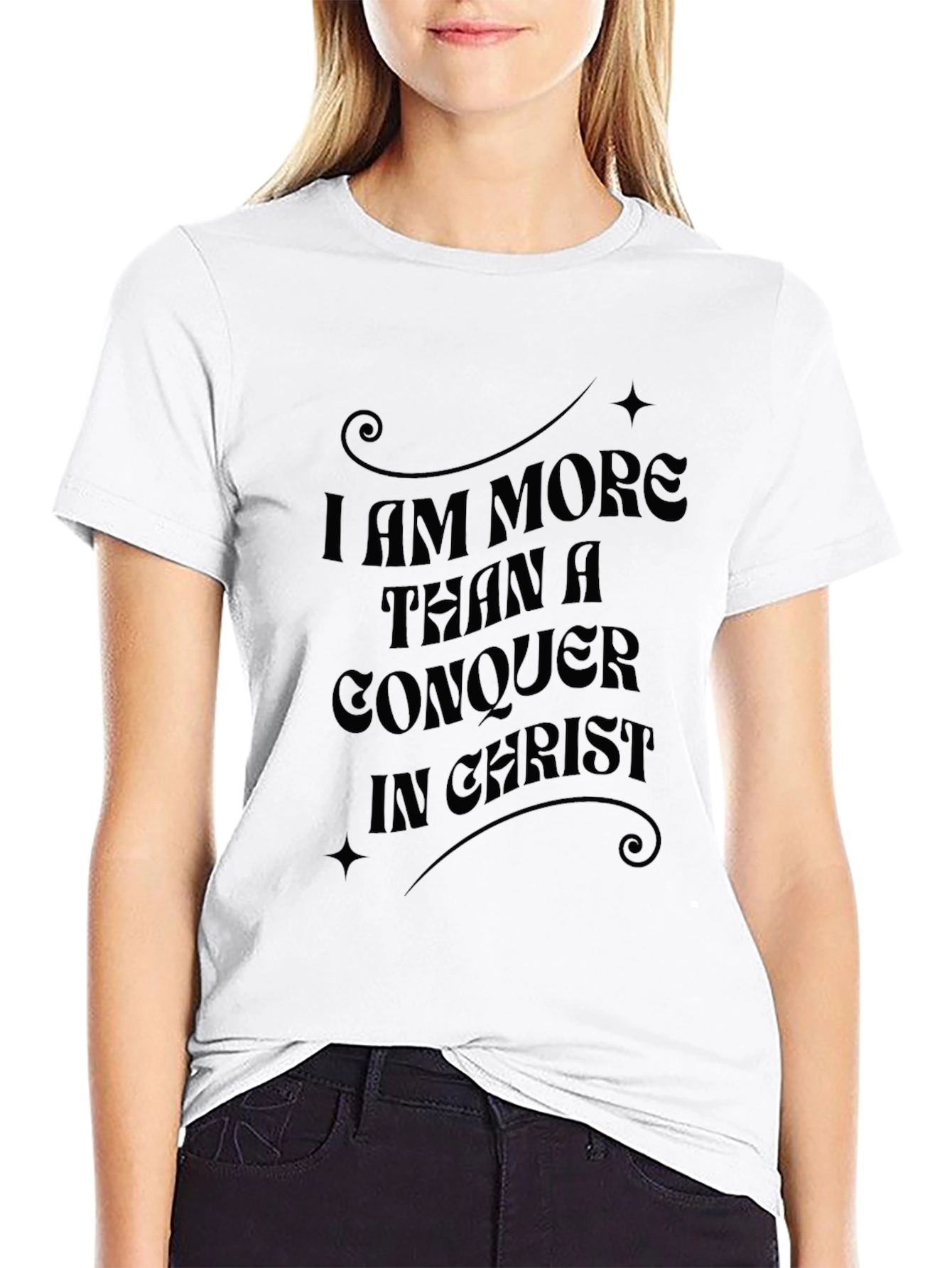 Conquer in Christ Graphic Tee