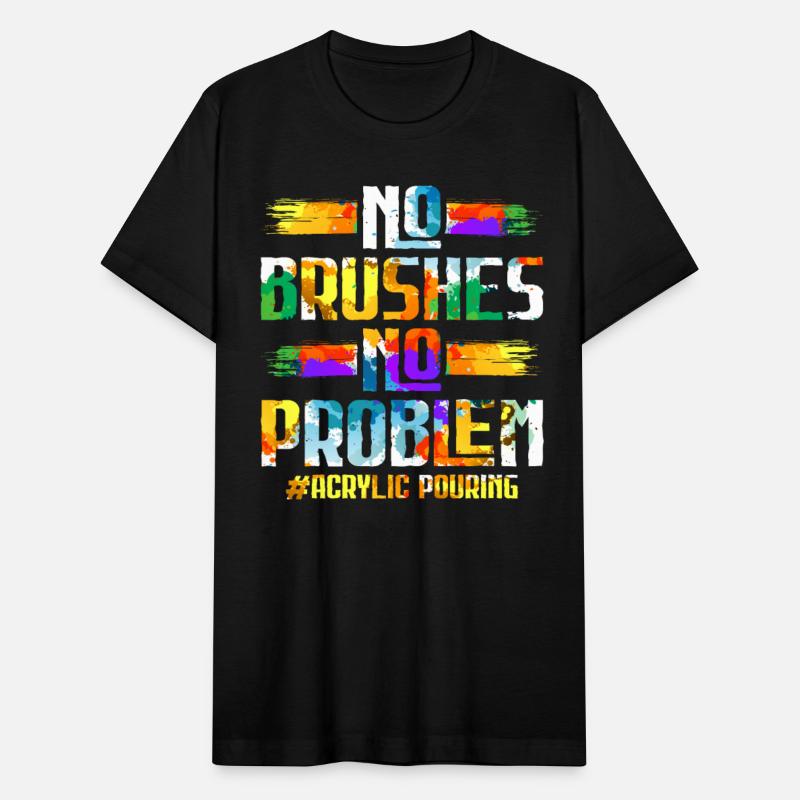 Paint Pouring No Brushes No Problem