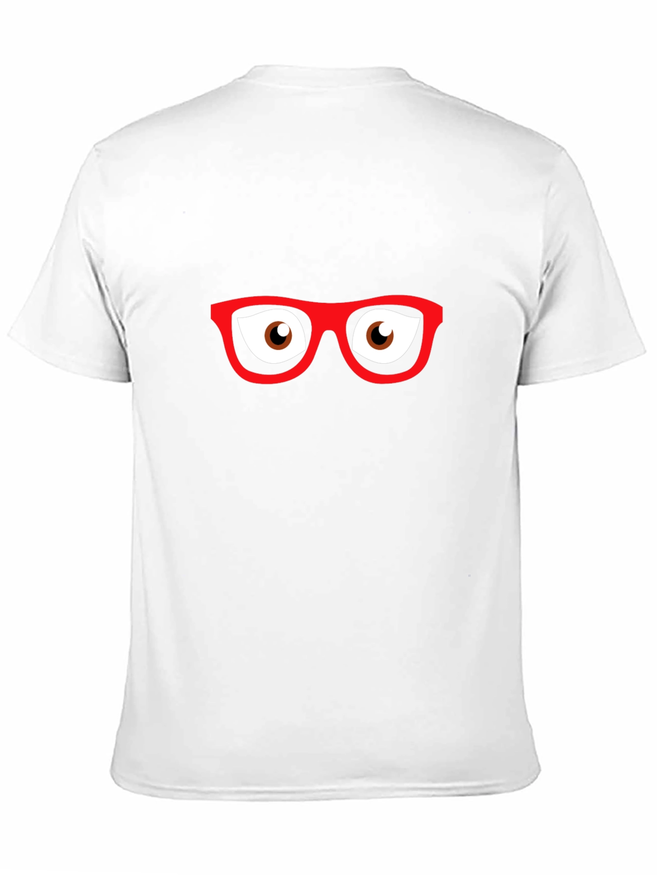 Funny Eyeglasses Graphic Black T-Shirt