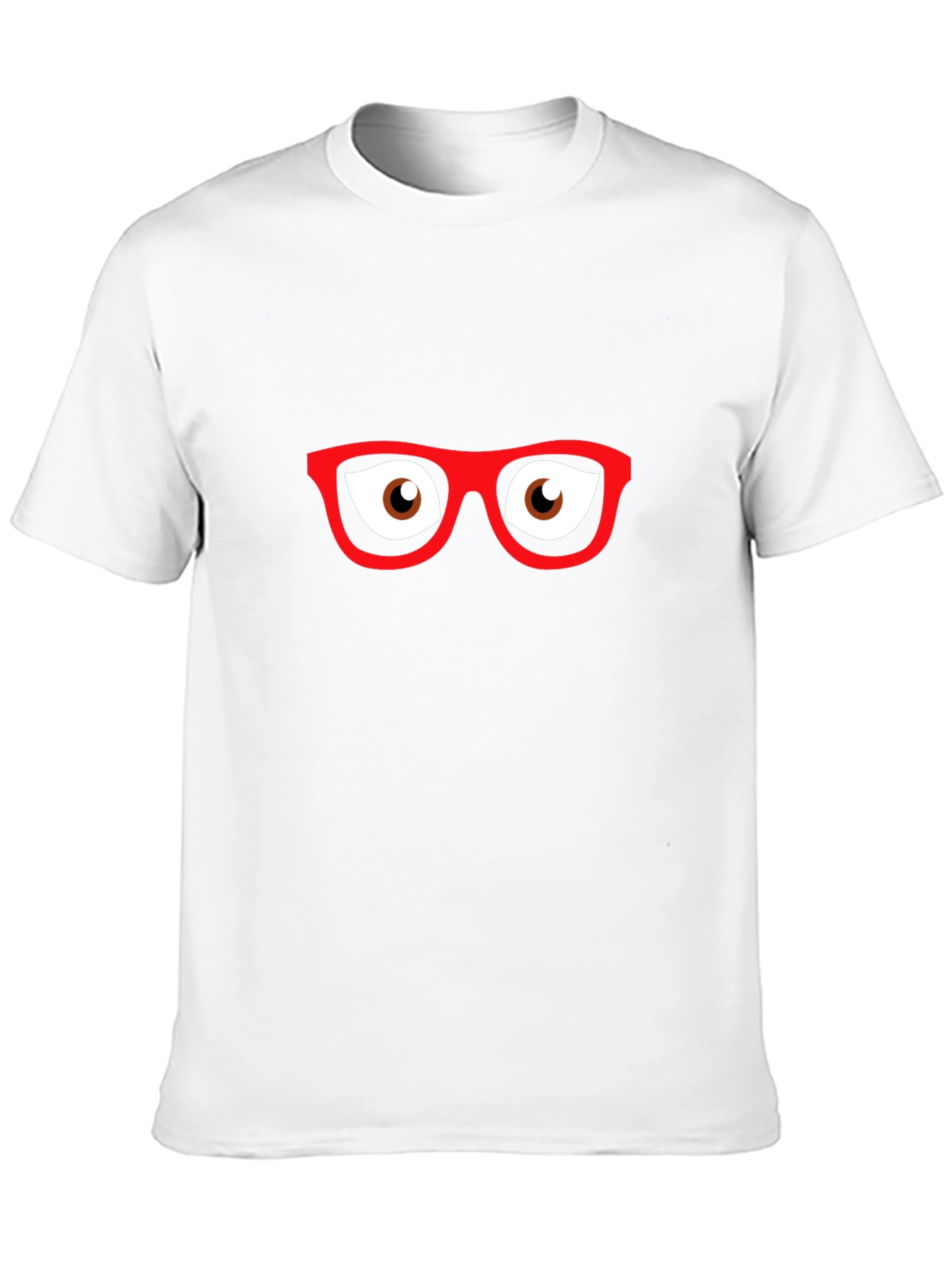 Funny Eyeglasses Graphic Black T-Shirt
