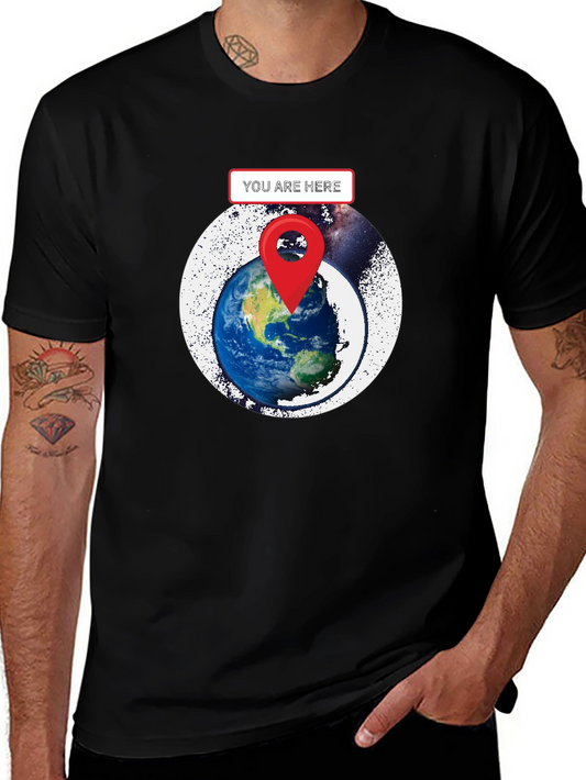 You Are Here Earth Graphic T-Shirt