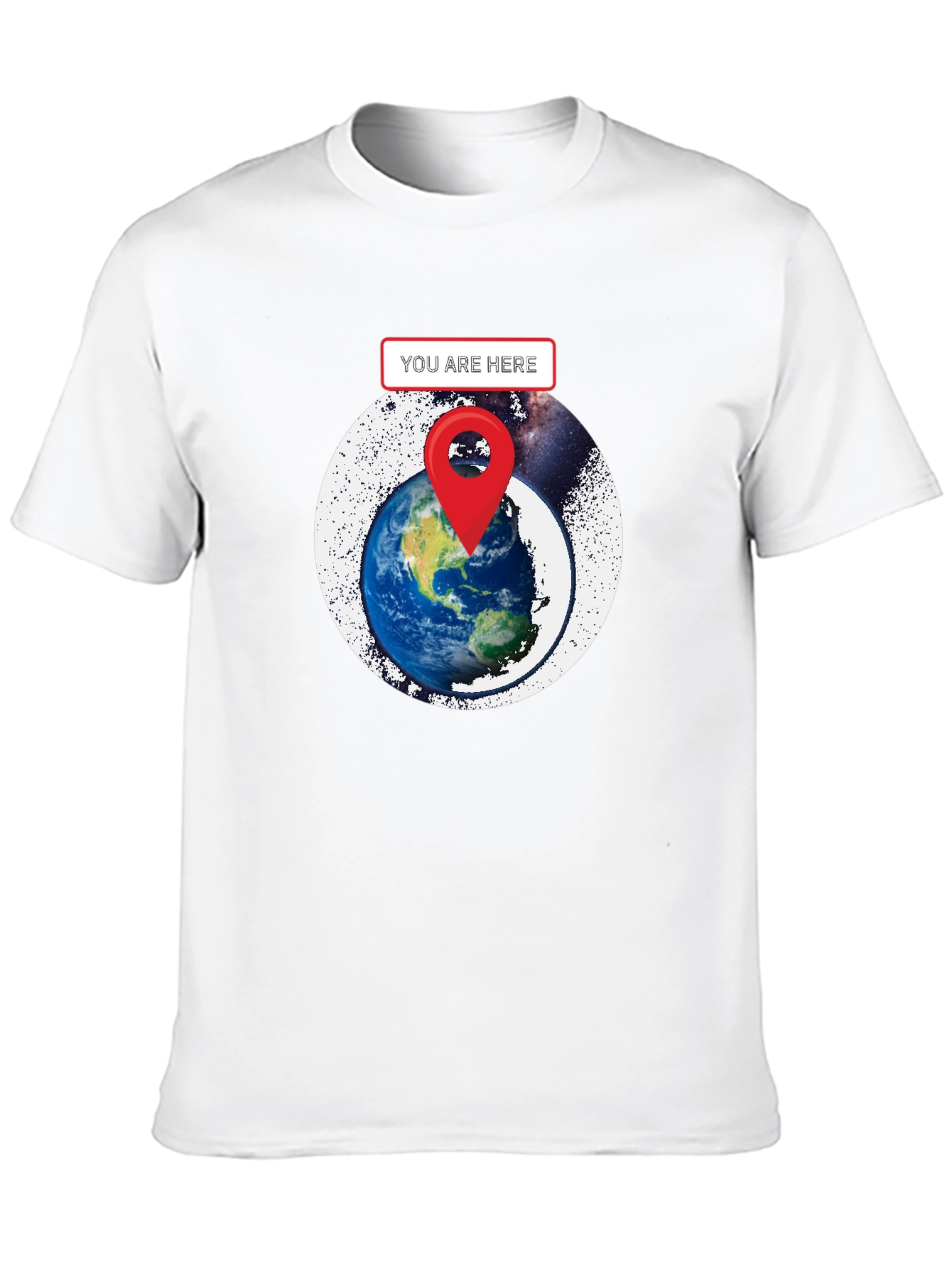 You Are Here Earth Graphic T-Shirt