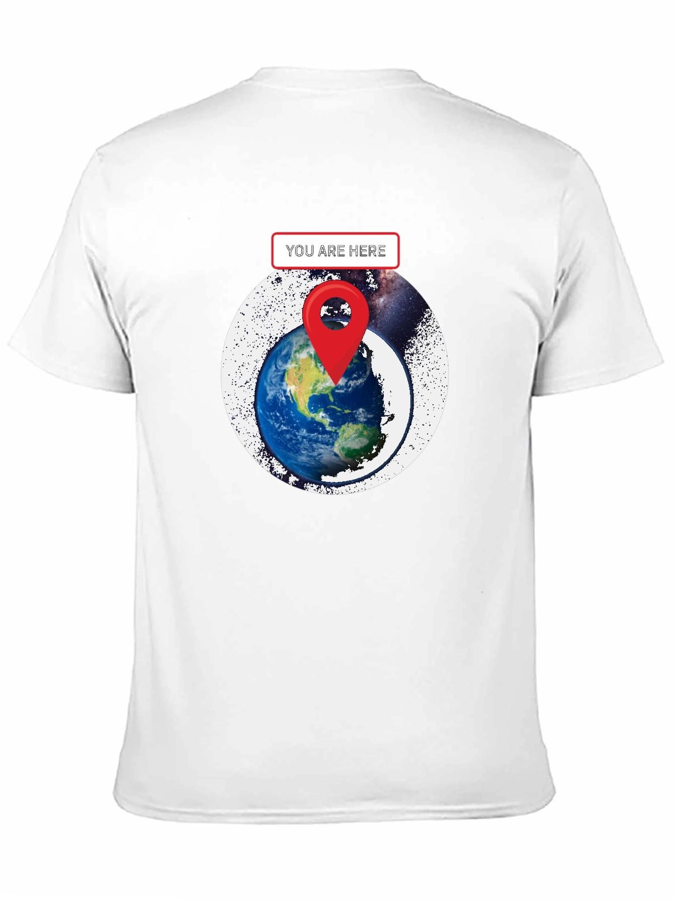 You Are Here Earth Graphic T-Shirt