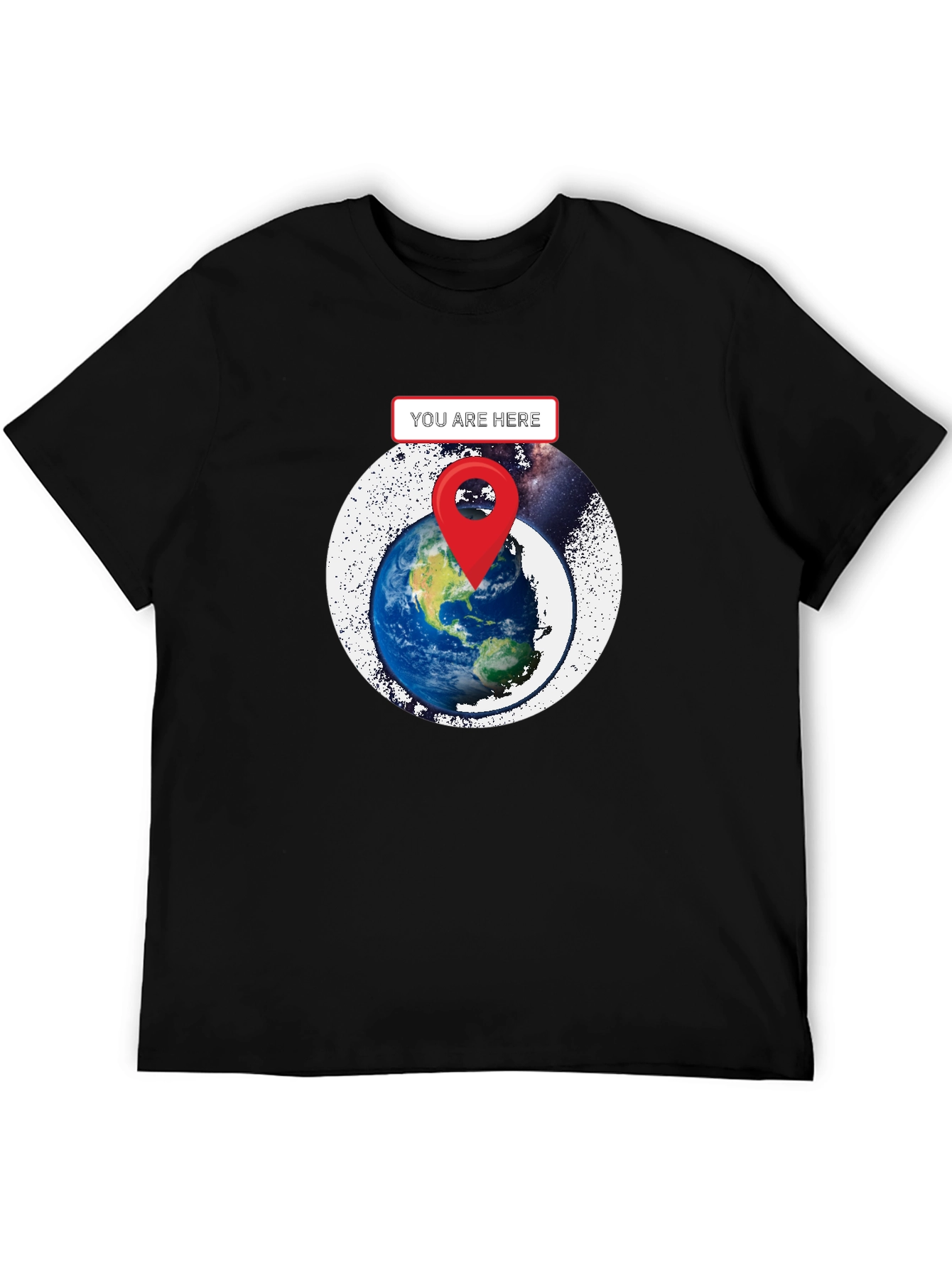 You Are Here Earth Graphic T-Shirt