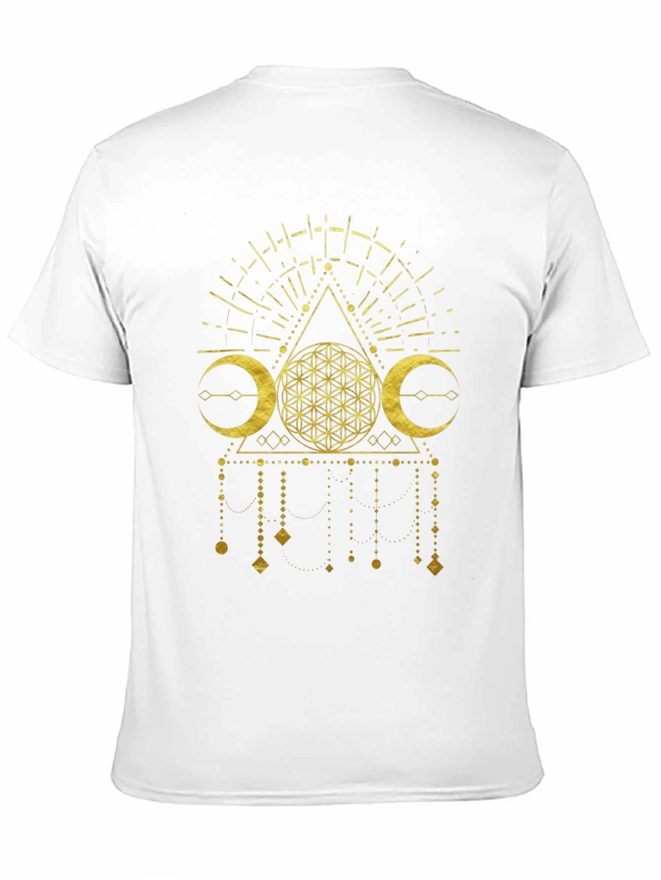 Mystic Gold Graphic Tee - Modern Occult Design