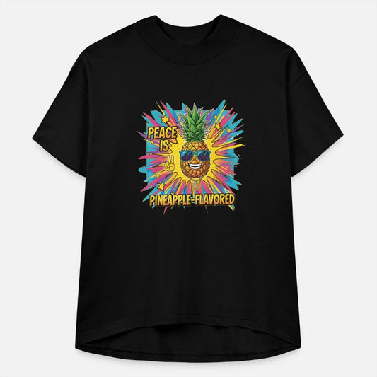 Peace Is Pineapple-Flavored - Funky Pop Art Design