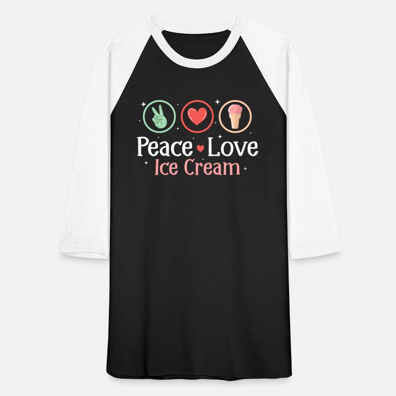 Peace Love Ice Cream Summer Scoop Cone