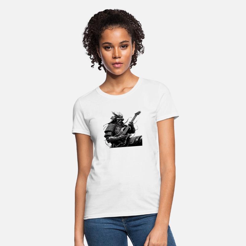 pen draw samurai guitar