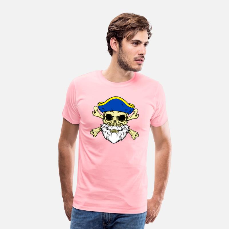 Pirate Captain Skull With Beard