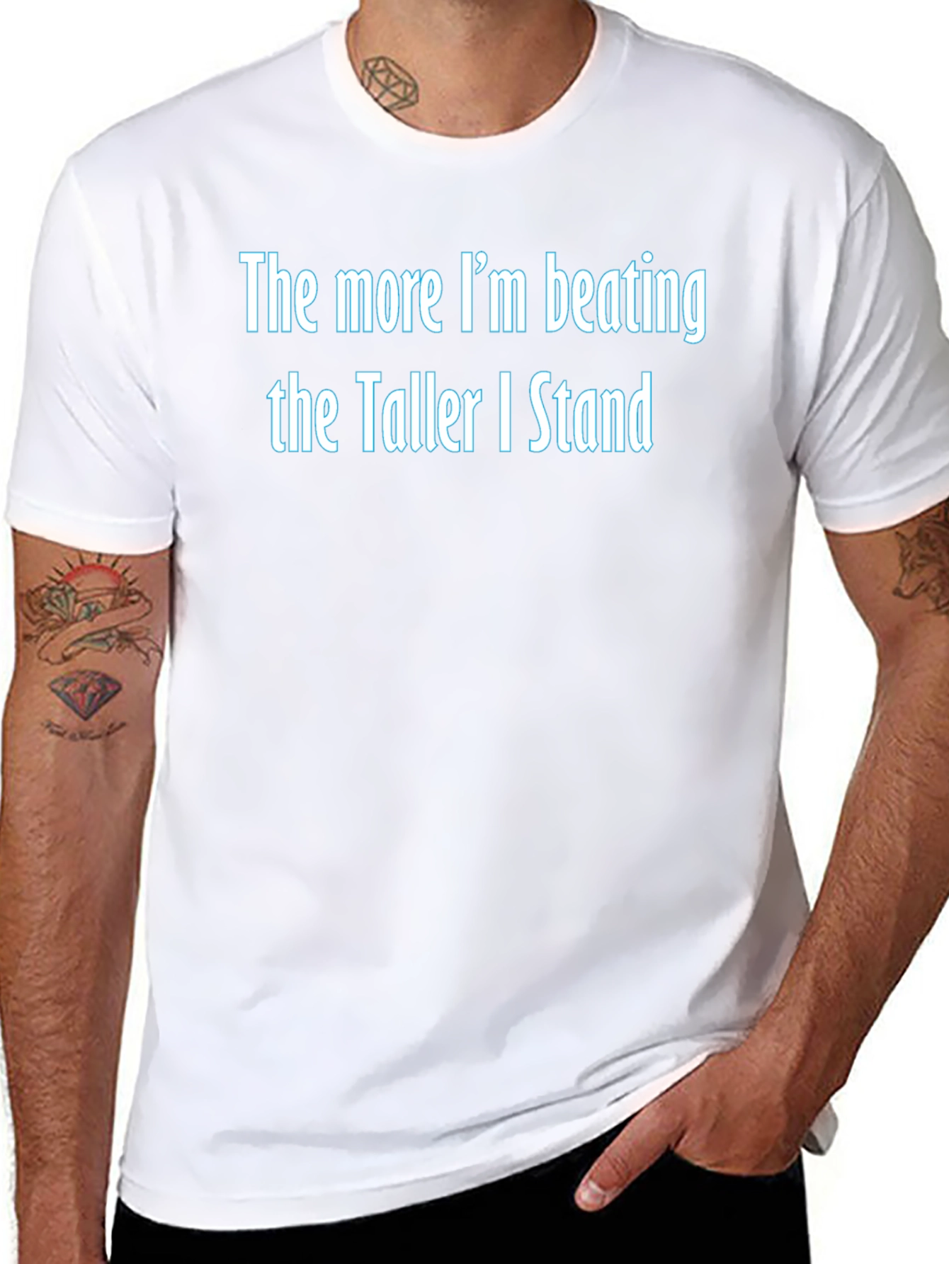 The More Im Beating Funny Graphic Tee