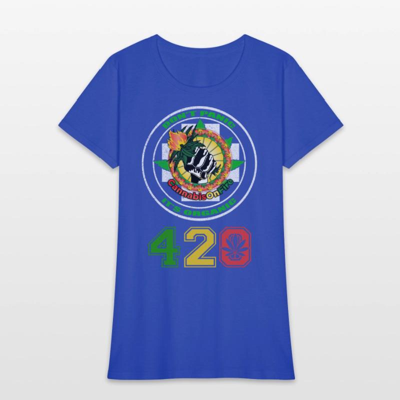 Playful 420 On Fire Organic Weed Marijuana Design