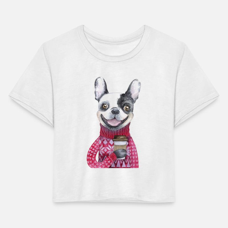 Playful Dog Graphic T-Shirt