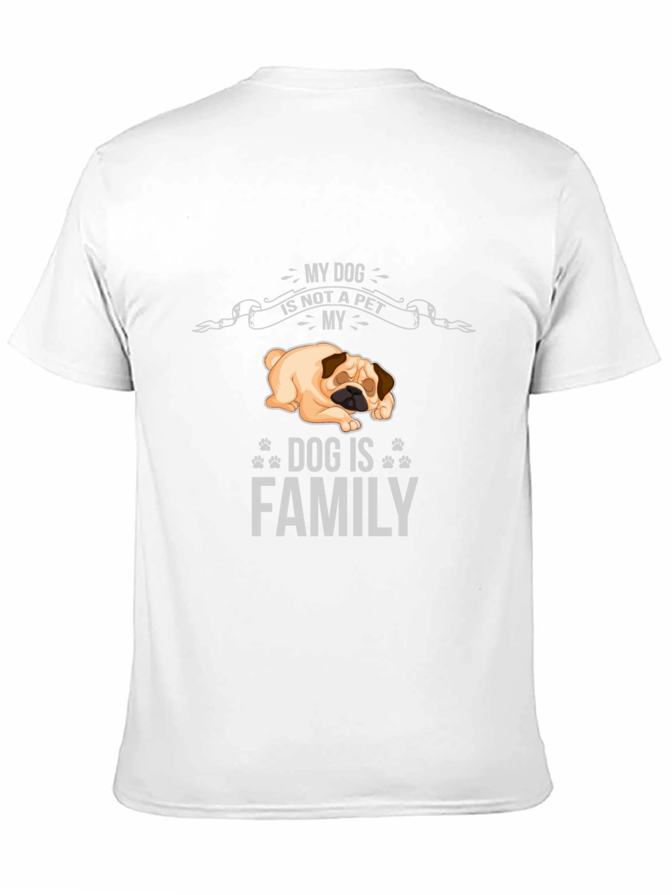 My Dog Is Family T-Shirt - Unisex Black Tee